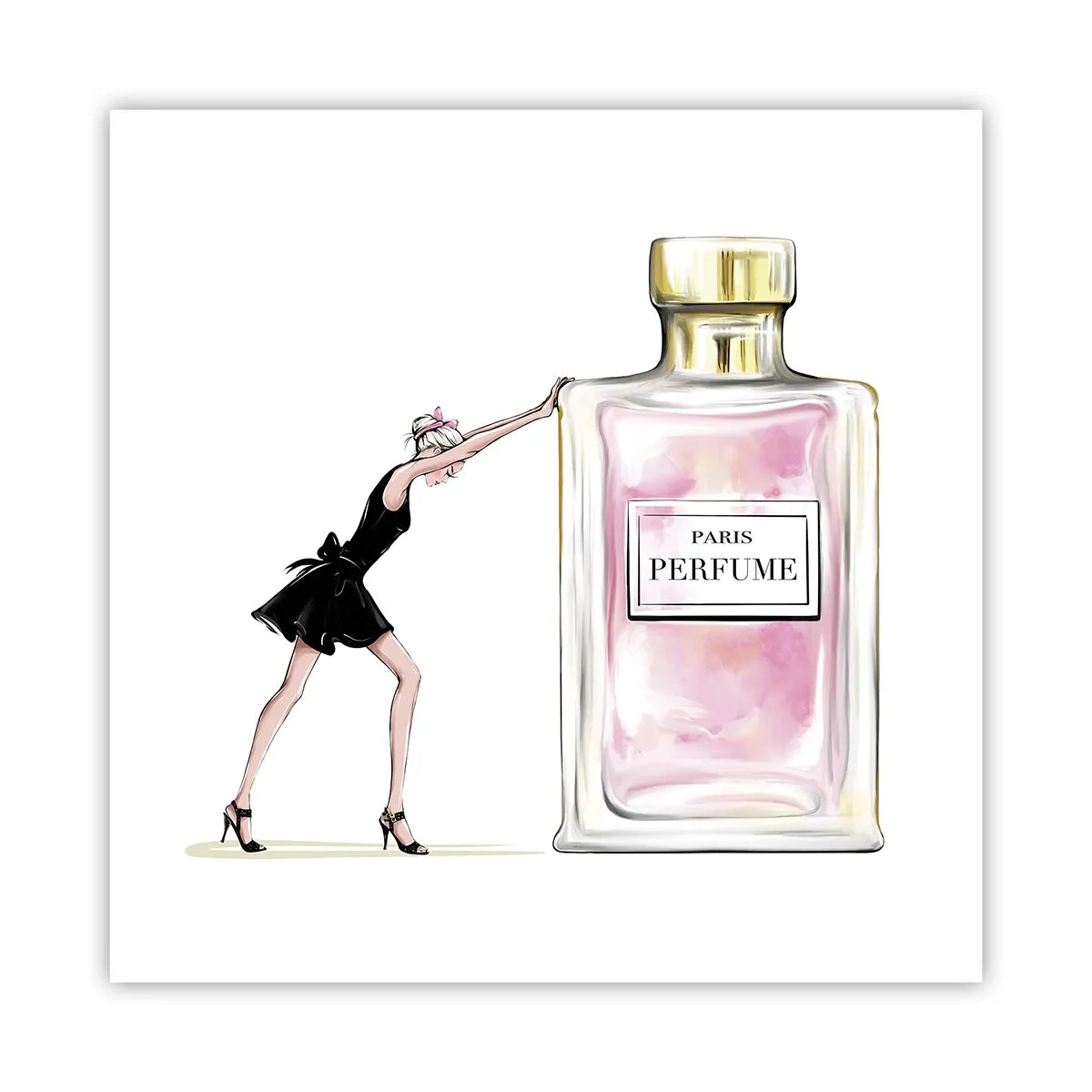 Affiche - Poster - L'essence des femmes - 60x60 cm