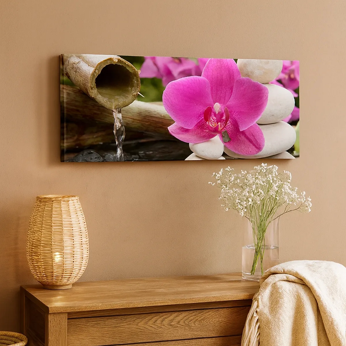 Impression sur toile - Image sur toile - Tu te reposes déjà - 30x30 cm