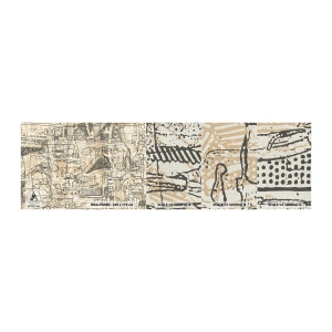 Échantillon de Papier Peint Premium Canvas - Il attend d'être décodé - Graphique, Morceau, Abstraction - 100x30 cm