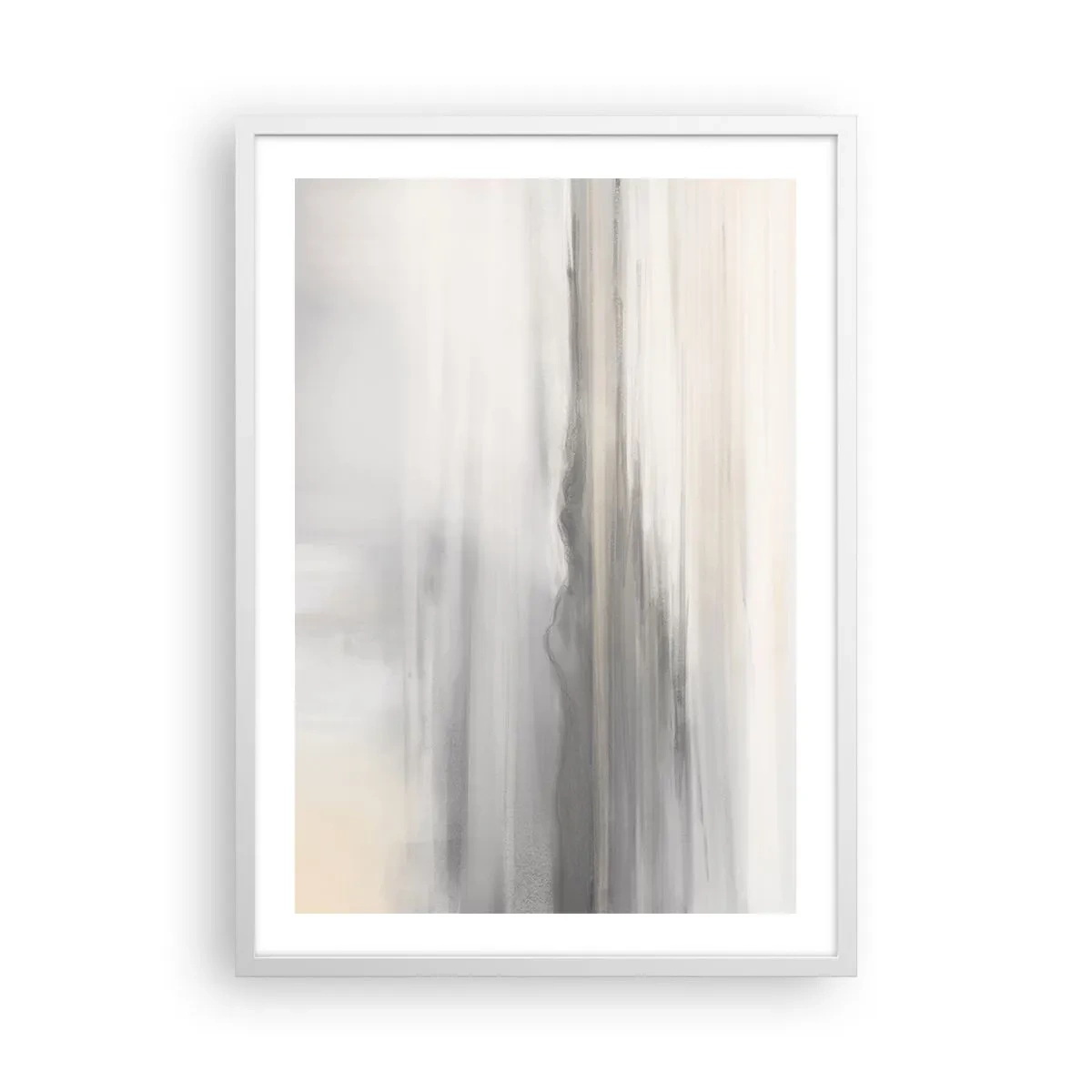 Affiche dans un cadre blanc - Poster - Distance réfléchie - 50x70 cm