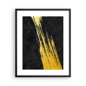 Affiche dans un cadre noir - Poster - Sautez dans l'hyperespace - 40x50 cm