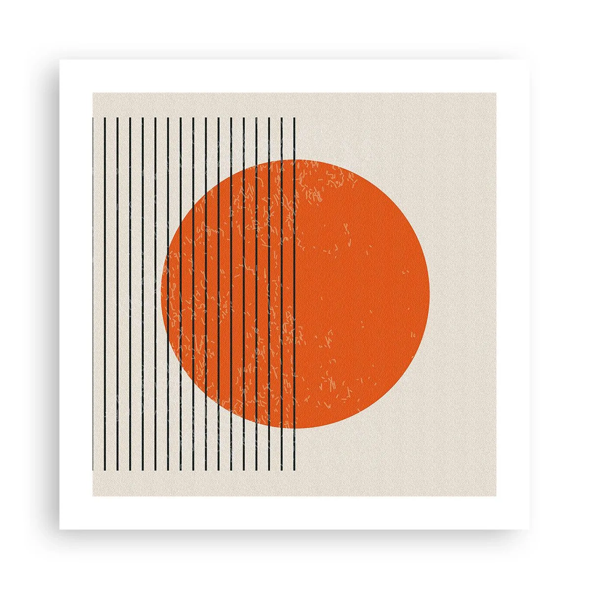 Affiche - Poster - Toujours le soleil - 50x50 cm