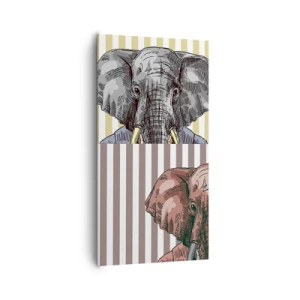 Impression sur toile - Image sur toile - Élégant par nature - 65x120 cm