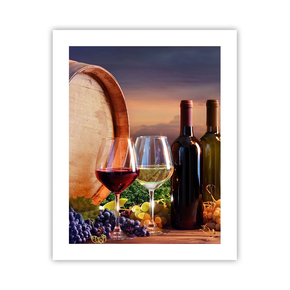 Affiche - Poster - Ici la vie a du goût - 40x50 cm