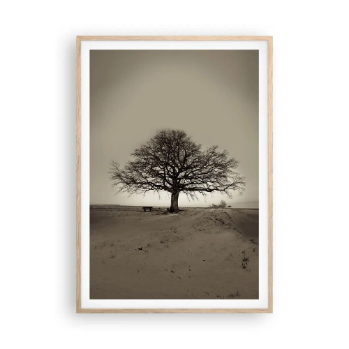 Affiche dans un chêne clair - Poster - D'ici à l'éternité - 70x100 cm