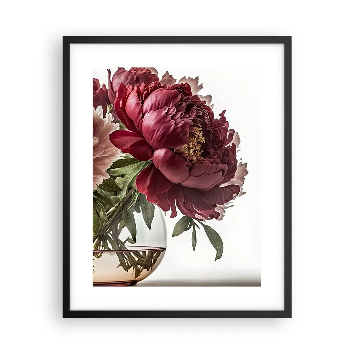 Affiche dans un cadre noir - Poster - En pleine floraison de beauté - 40x50 cm