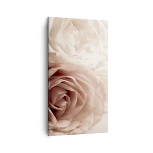 Impression sur toile - Image sur toile - Au coeur d'ue la rose - 45x80 cm