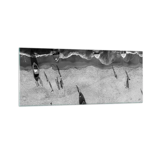 Impression sur verre - Image sur verre - Toujours sur le rivage… - 100x40 cm