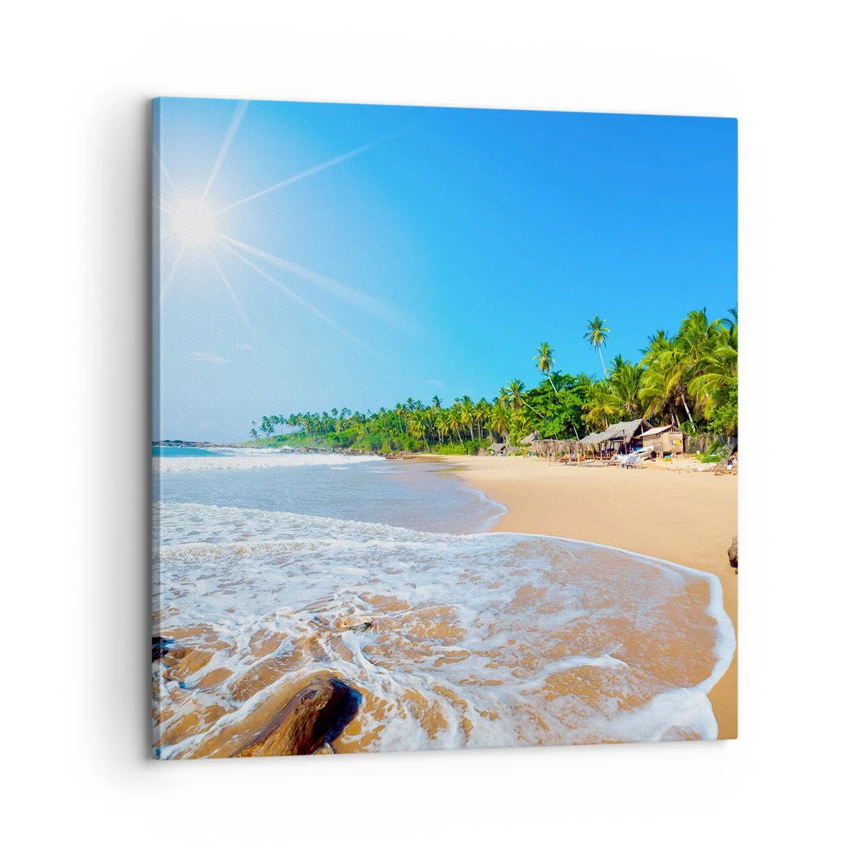 Impression sur toile - Image sur toile - Un endroit exotique pour vous - 60x60 cm