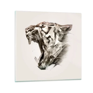 Impression sur verre - Image sur verre - Vous savez déjà qui est en charge - 70x70 cm