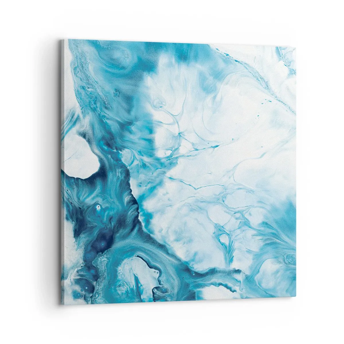 Impression sur toile - Image sur toile - Concert de bleu - 60x60 cm