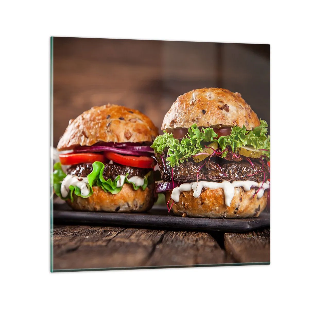 Impression sur verre - Image sur verre - American dream - 70x70 cm