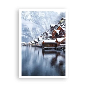 Affiche - Poster - En décoration hivernale - 70x100 cm