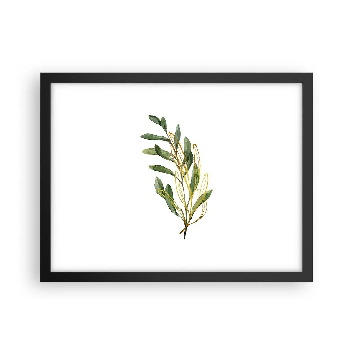 Affiche dans un cadre noir - Poster - Tout ce qui est bon - 40x30 cm