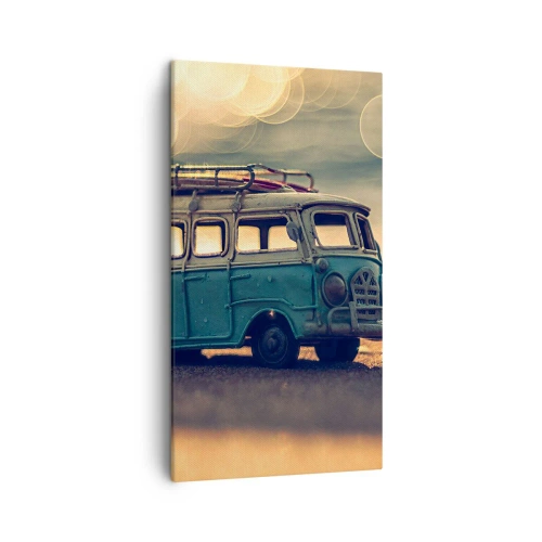 Impression sur toile - Image sur toile - La fin des idoles : argent et travail - 45x80 cm