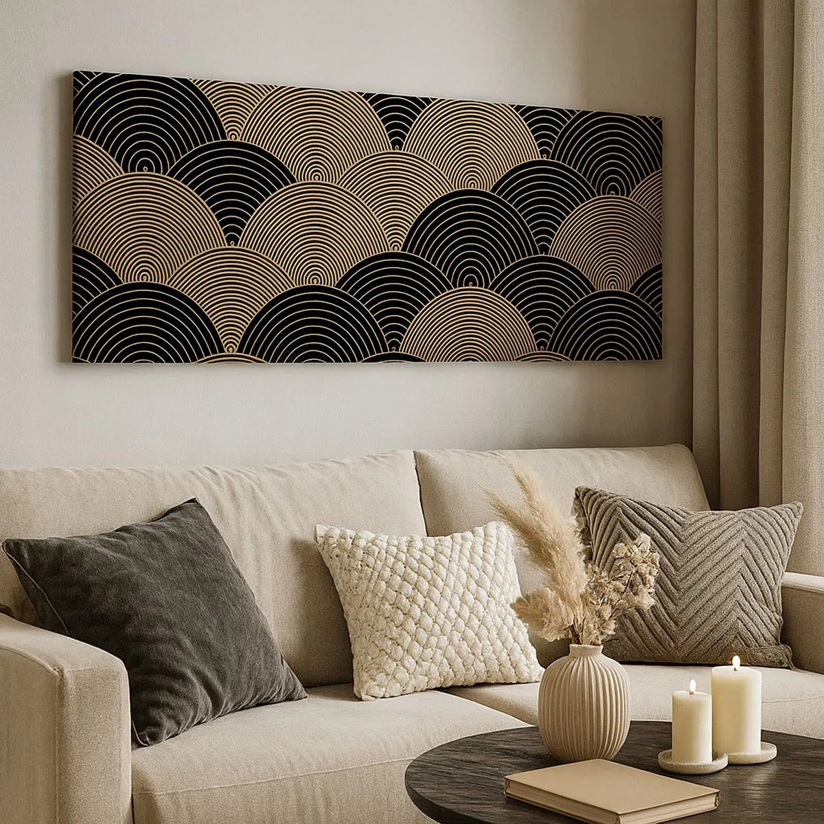 Impression sur toile - Image sur toile - Unité dans la multiplicité - 100x40 cm