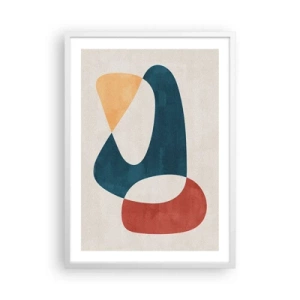 Affiche dans un cadre blanc - Poster - Influences et métamorphoses - 50x70 cm