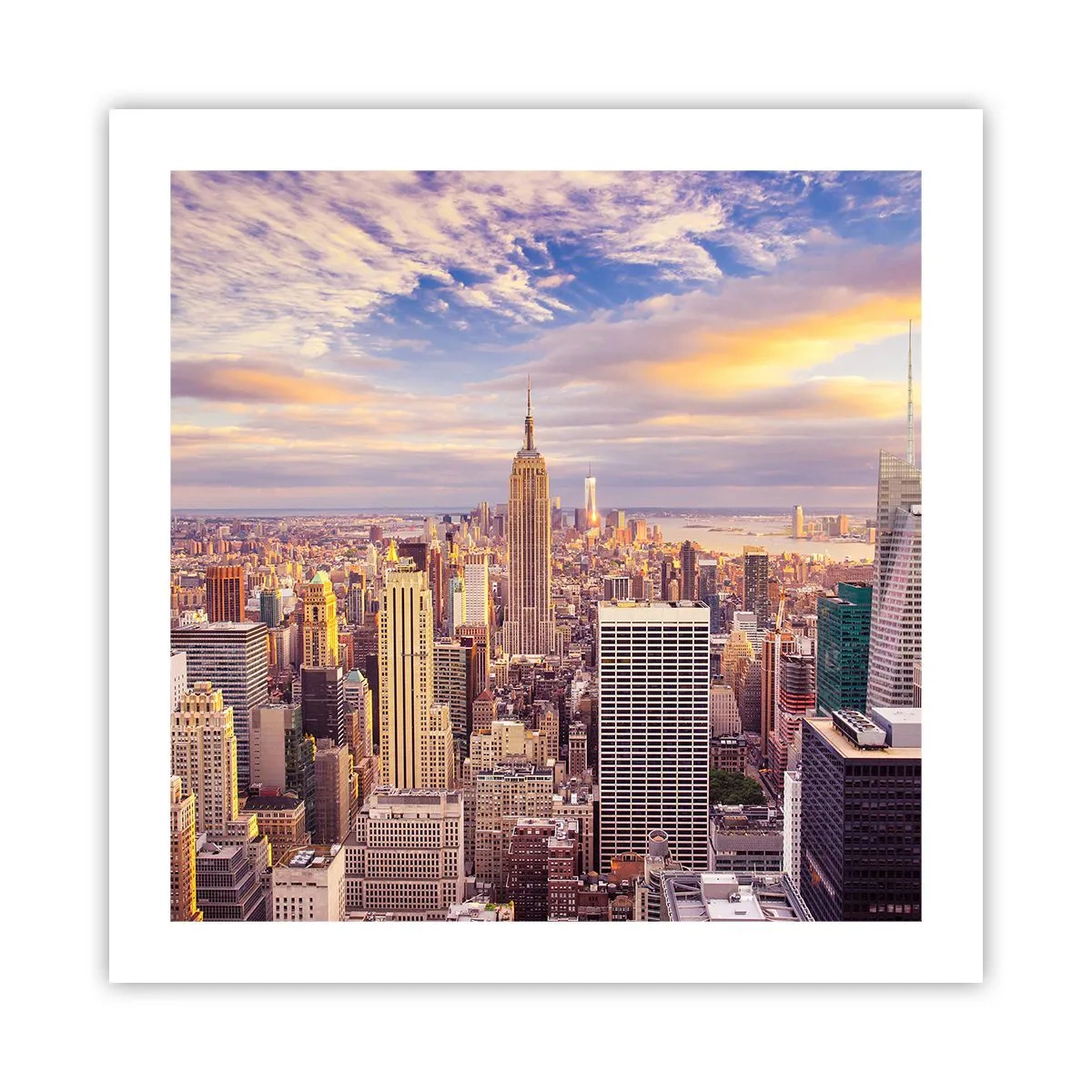 Affiche - Poster - Atteindre les nuages ​​eux-mêmes - 50x50 cm