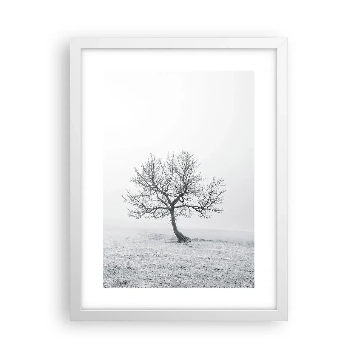 Affiche dans un cadre blanc - Poster - Contre le néant - 30x40 cm