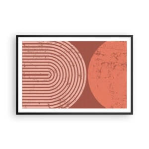 Affiche dans un cadre noir - Poster - Une relation proche - 91x61 cm