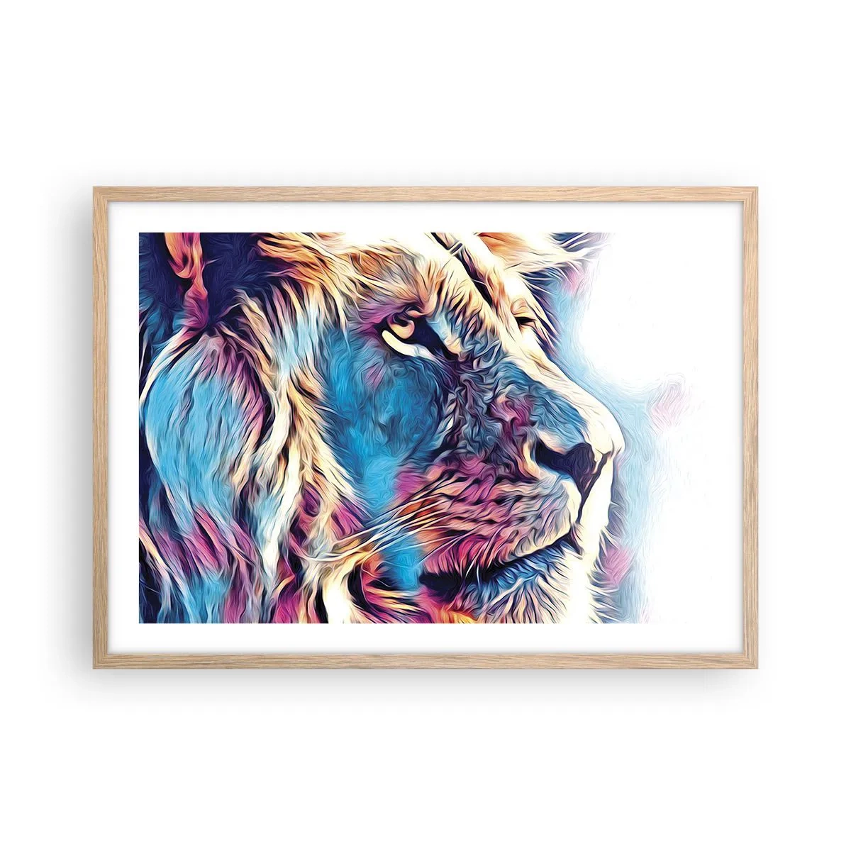 Affiche dans un chêne clair - Poster - L'intelligence de la nature - 70x50 cm