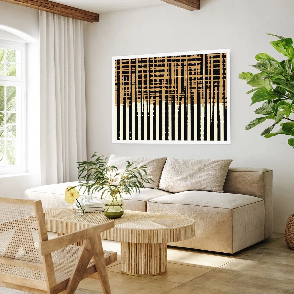 Affiche - Poster - Abstraction architecturale - 70x50 cm