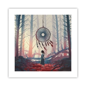 Affiche - Poster - Rituel secret du bonheur - 40x40 cm