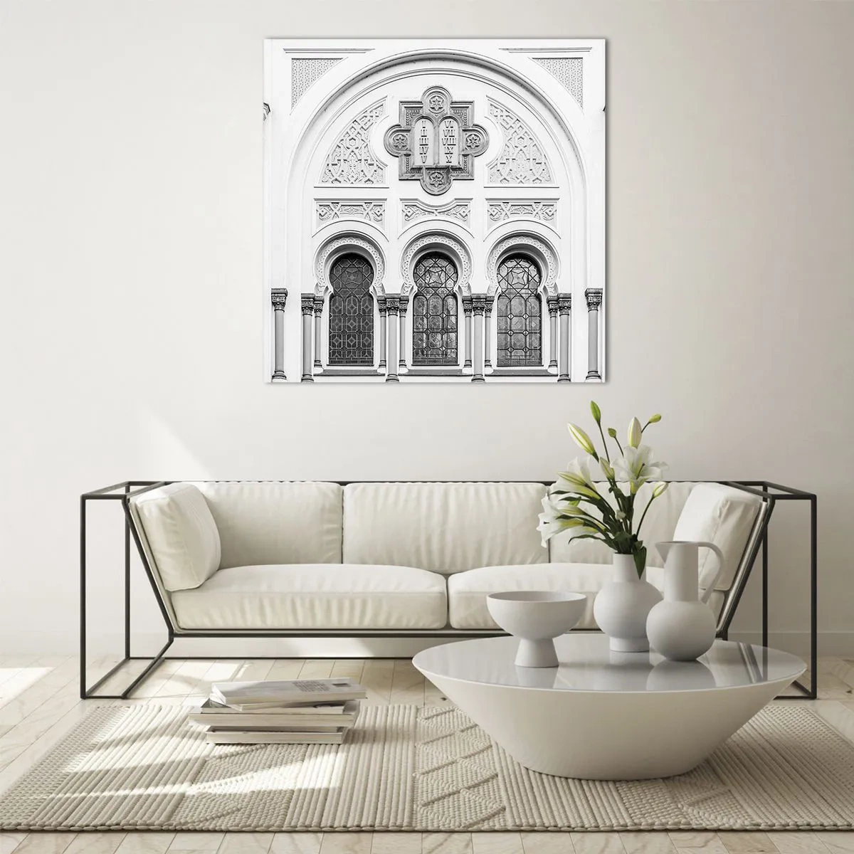 Impression sur verre - Image sur verre - À la frontière des cultures - 30x30 cm