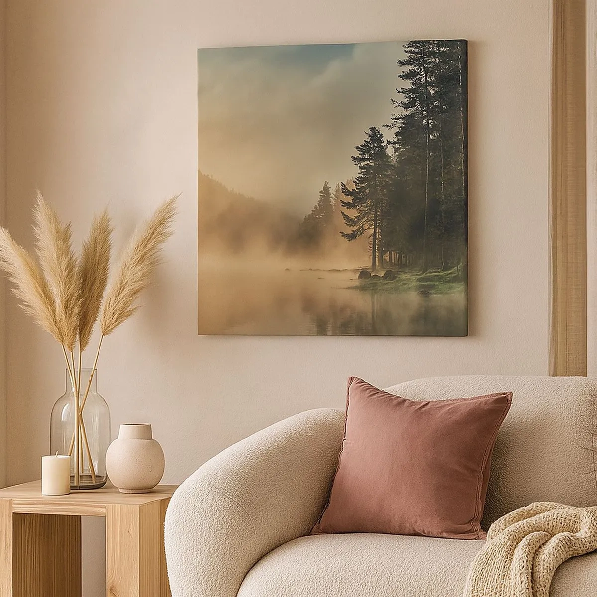 Impression sur toile - Image sur toile - Naissance du jour - 30x30 cm