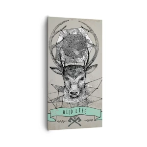 Impression sur toile - Image sur toile - Voir St. Hubertus - 65x120 cm