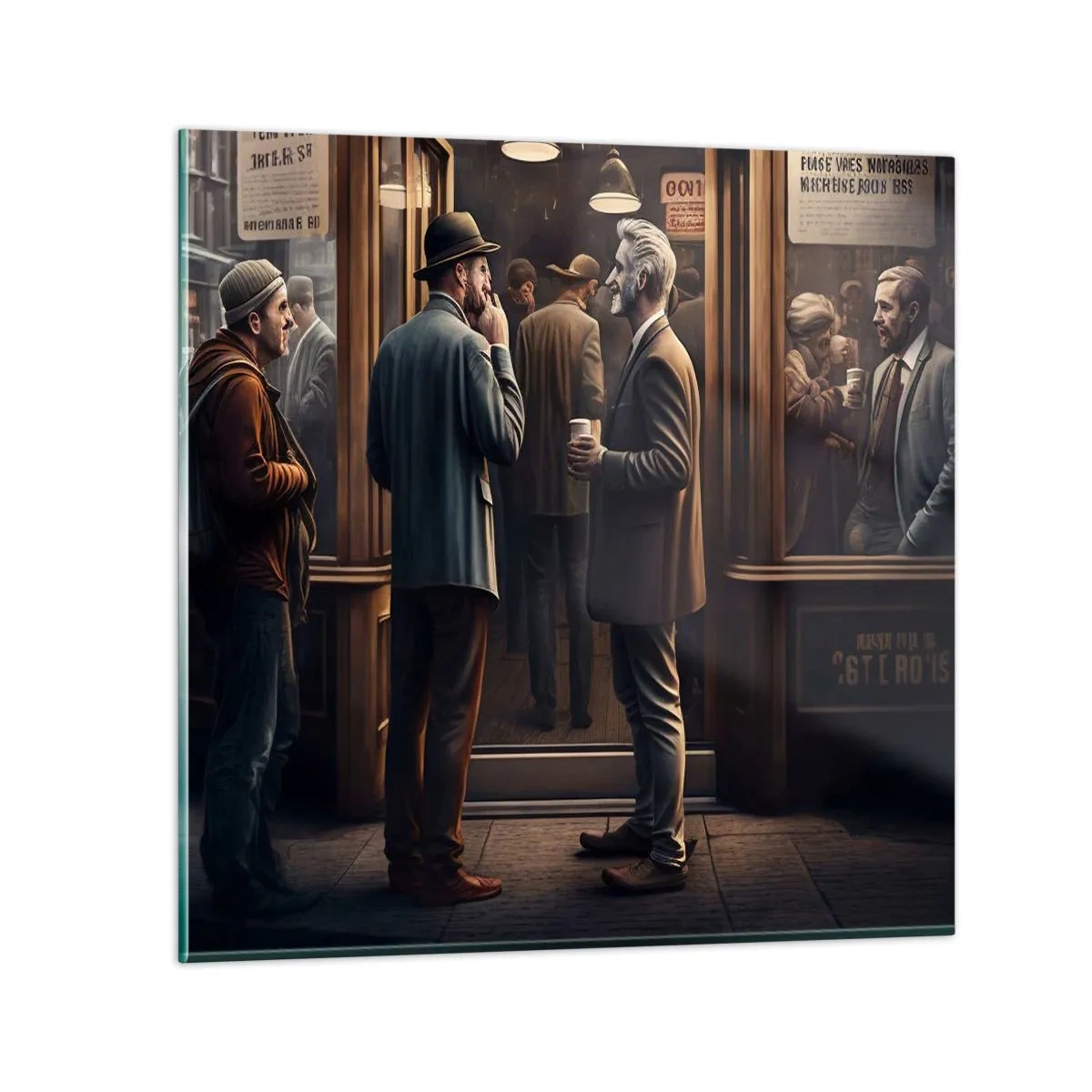 Impression sur verre - Image sur verre - Bon moment de la journée - 70x70 cm