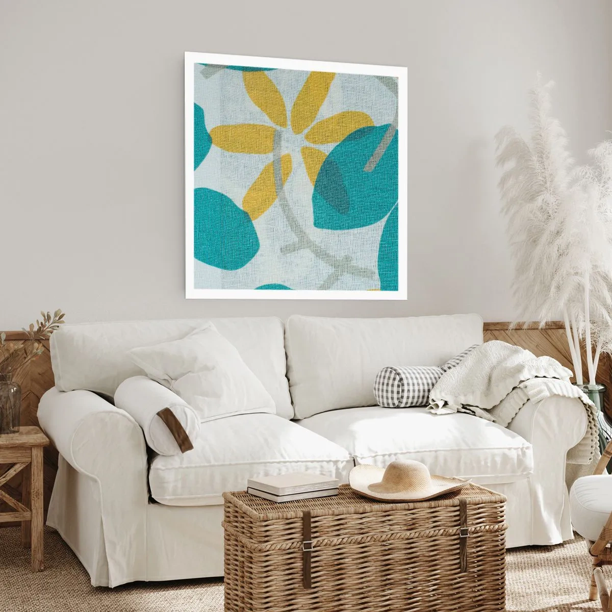 Affiche - Poster - Wśród lazurowych liści - 30x30 cm