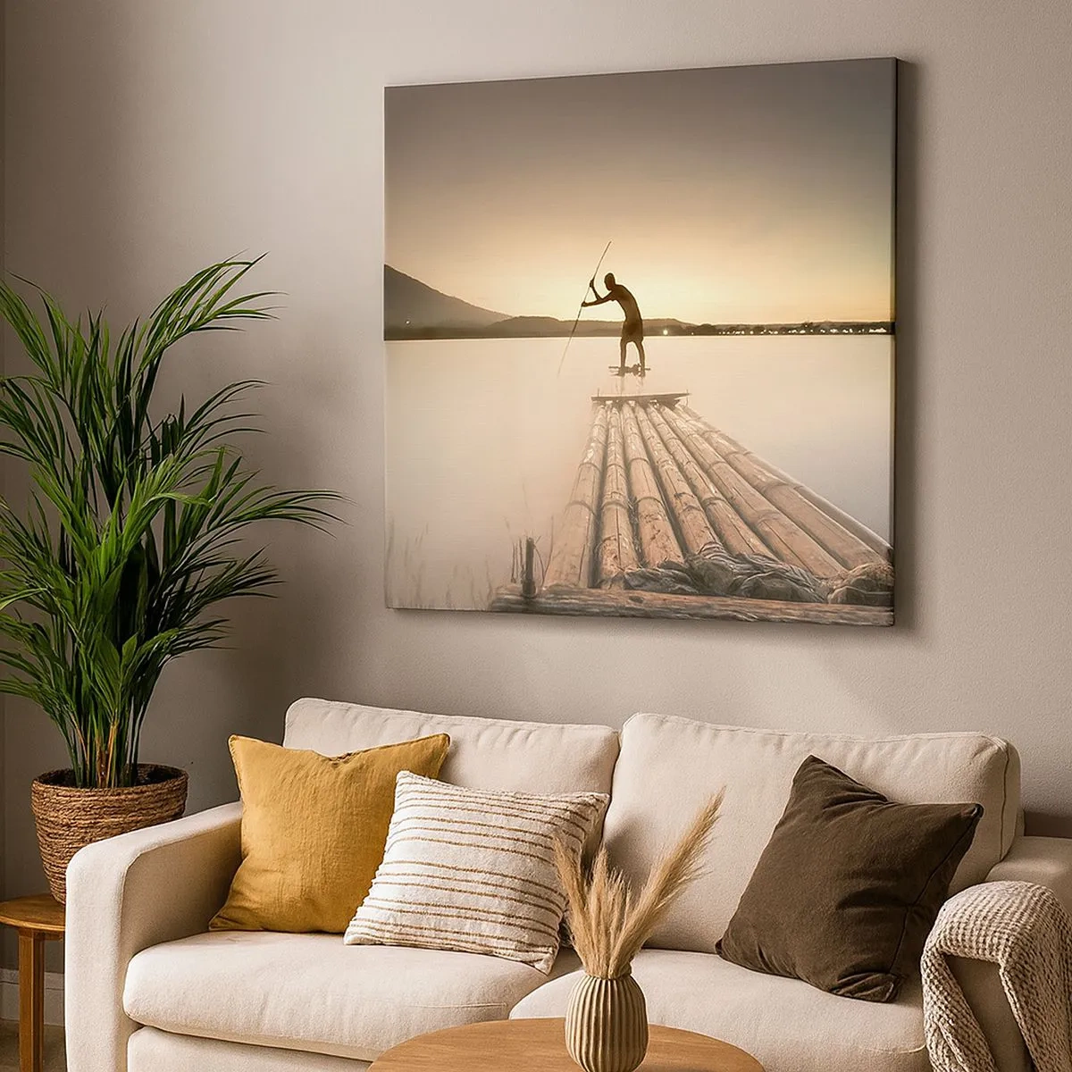 Impression sur toile - Image sur toile - Avant la fin du jour - 30x30 cm