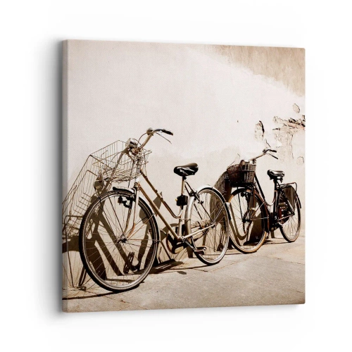 Impression sur toile - Image sur toile - Le charme inoubliable du passé - 30x30 cm