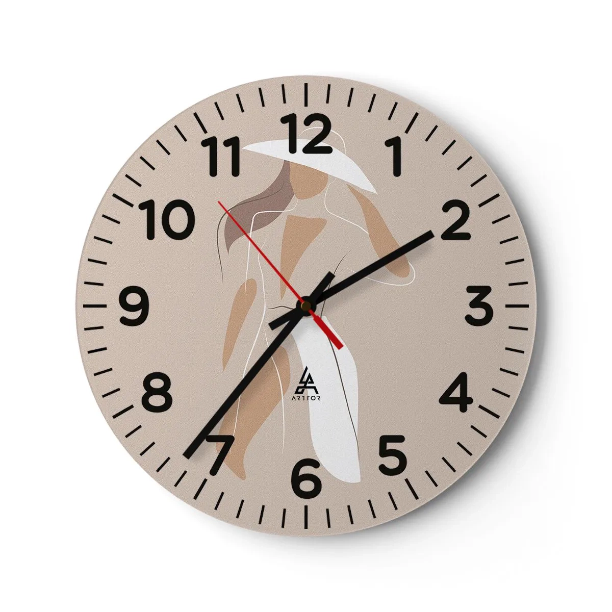 Horloge murale - Pendule murale - Lea mode est un jeu - 40x40 cm