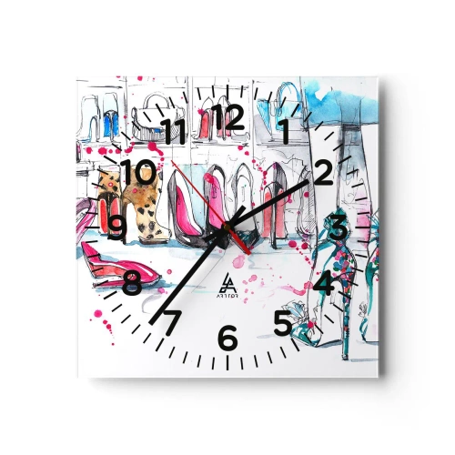 Horloge murale - Pendule murale - Sésame, ouvre-toi - 40x40 cm
