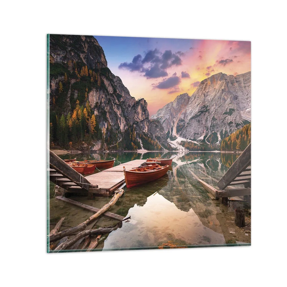 Impression sur verre - Image sur verre - Promesse du jour - 70x70 cm