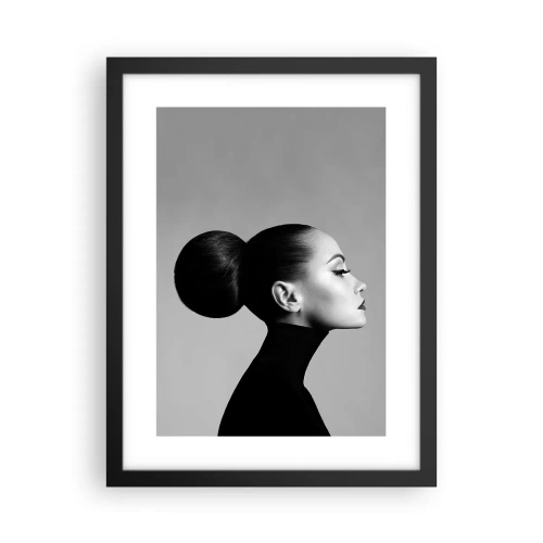 Affiche dans un cadre noir - Poster - Néfertiti moderne - 30x40 cm