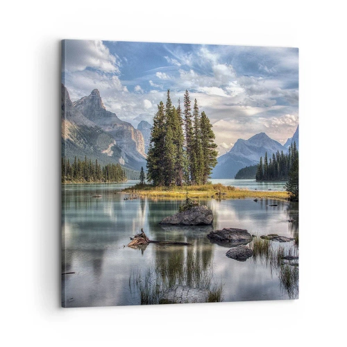 Impression sur toile - Image sur toile - Sous les grandes eaux claires - 60x60 cm
