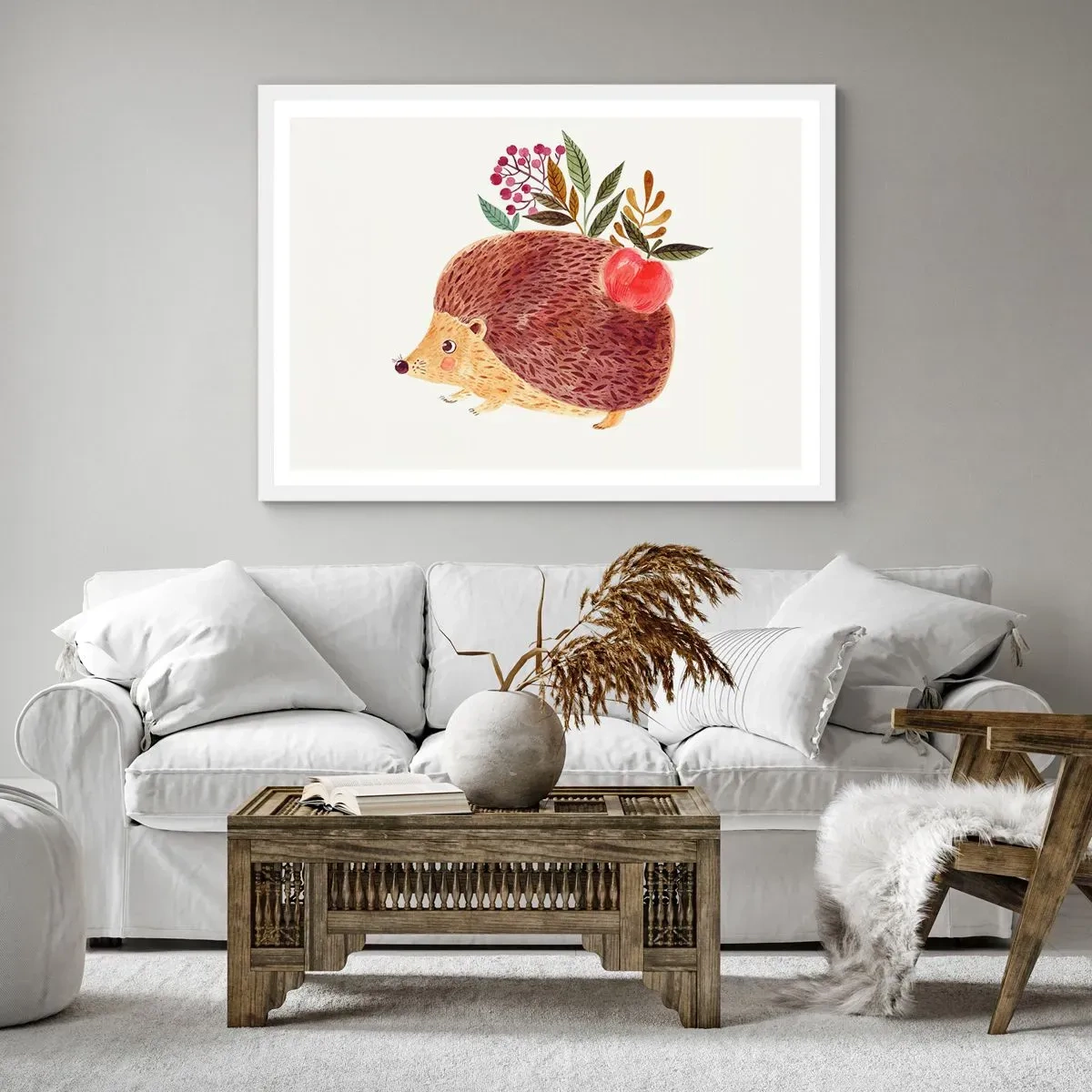 Affiche dans un cadre blanc - Poster - Et tu m’apprécies déjà - 100x70 cm