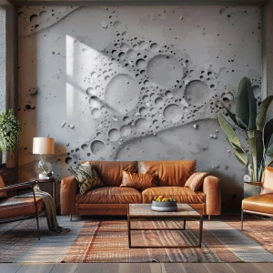 Papier Peint Photo Premium Canvas - Sentier de mousse - Composition, Morceau, Graphique - 350x256 cm