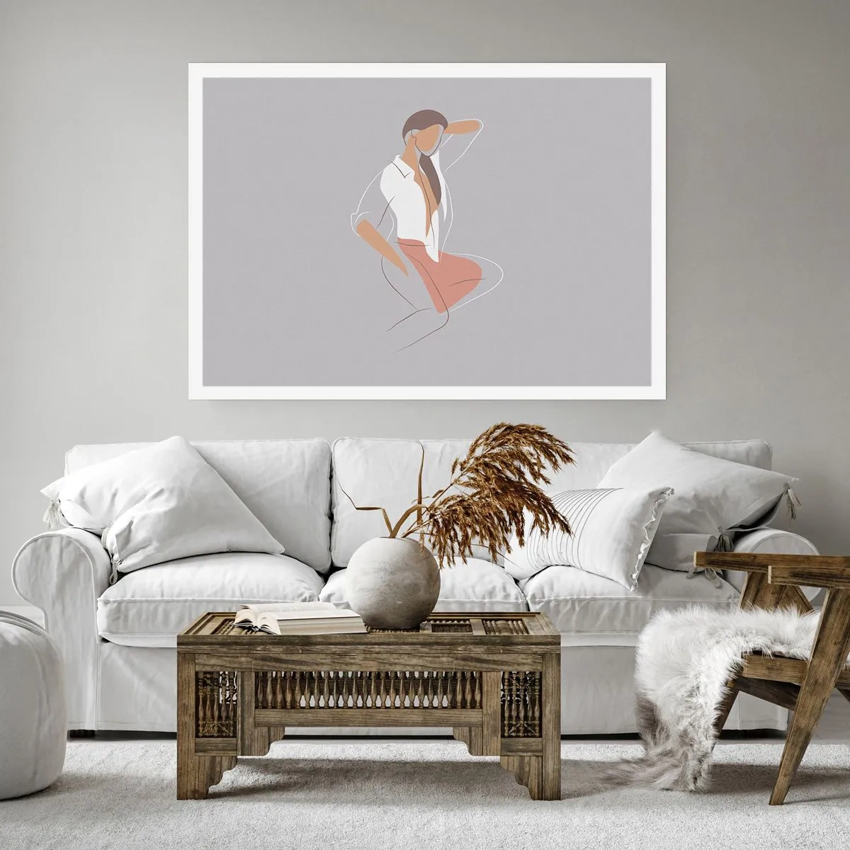 Affiche - Poster - Contour gracieux - 70x50 cm