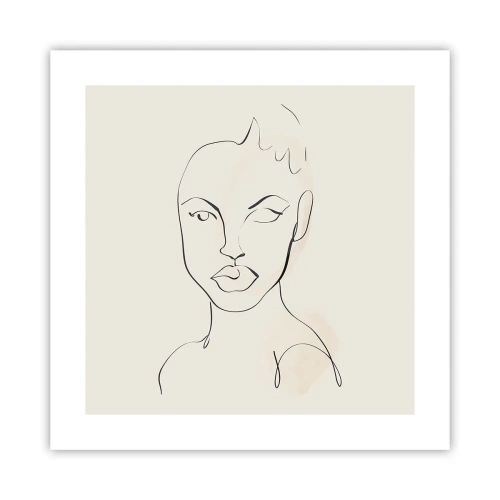 Affiche - Poster - Esquisse de la sensualité - 40x40 cm