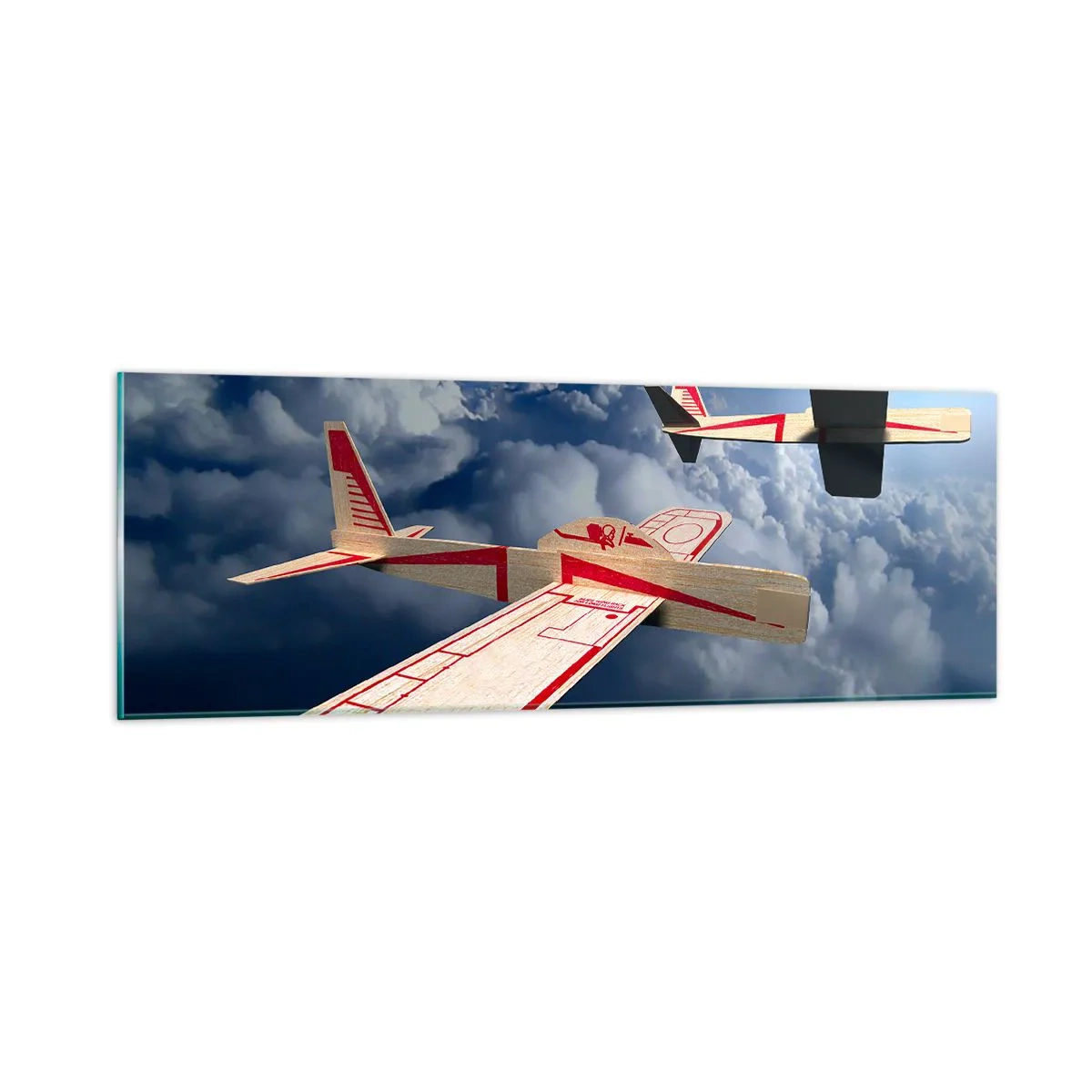 Impression sur verre - Image sur verre - Encore plus haut, encore plus loin - 90x30 cm