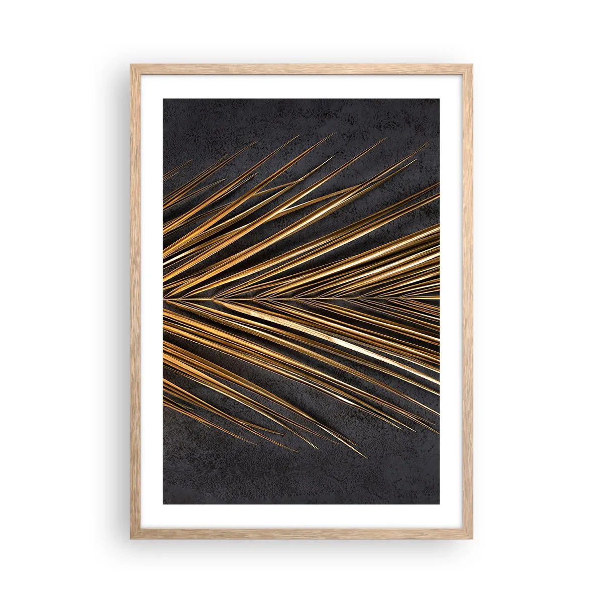 Affiche dans un chêne clair - Poster - L'or des tropiques - 50x70 cm