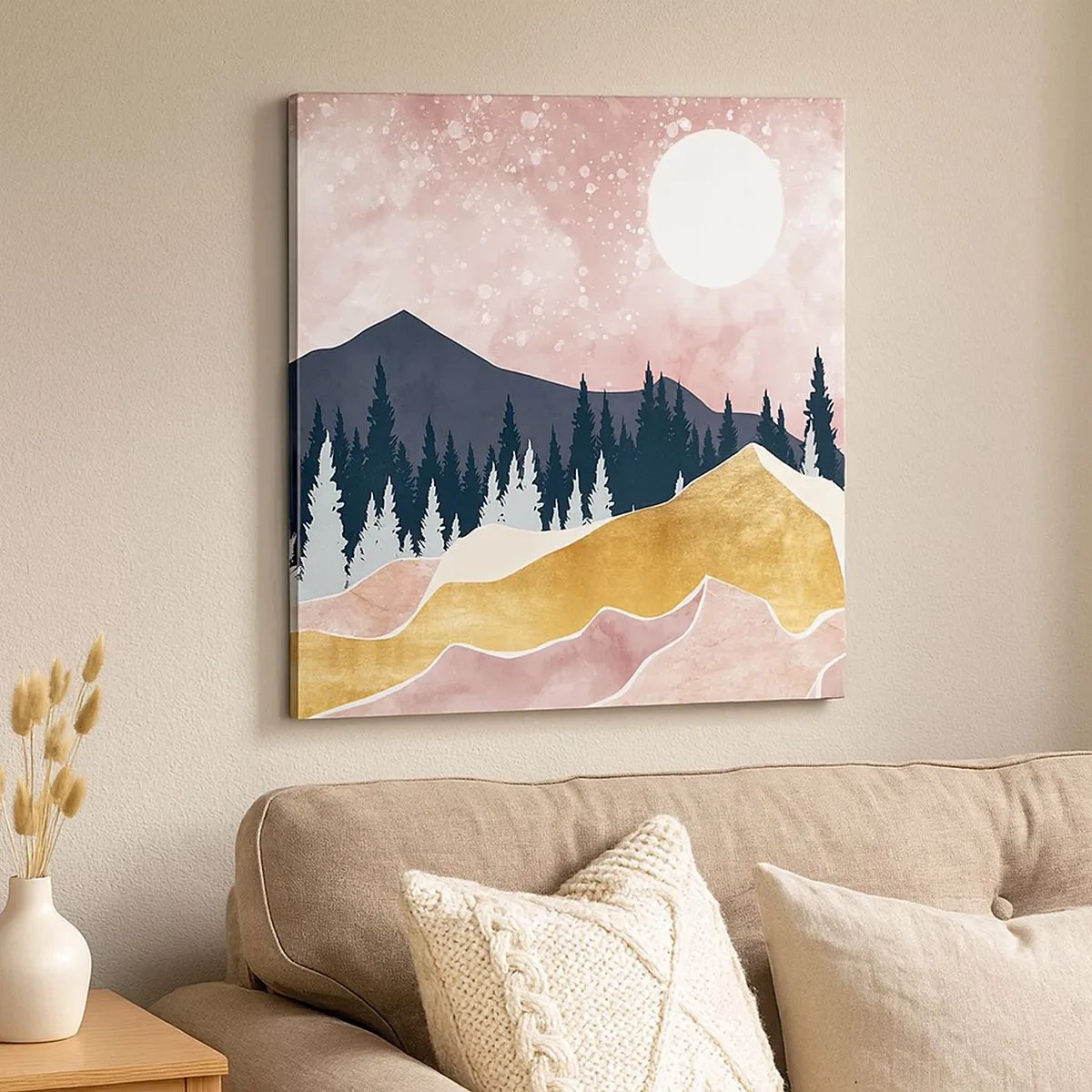 Impression sur toile - Image sur toile - Gardien de la nuit - 30x30 cm