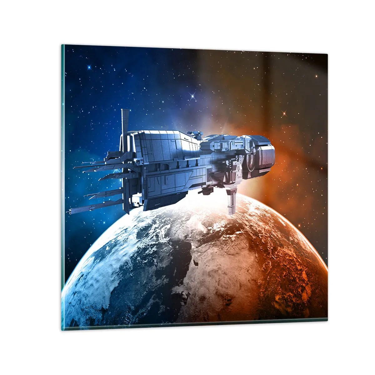Impression sur verre - Image sur verre - Un observateur attentif - 30x30 cm