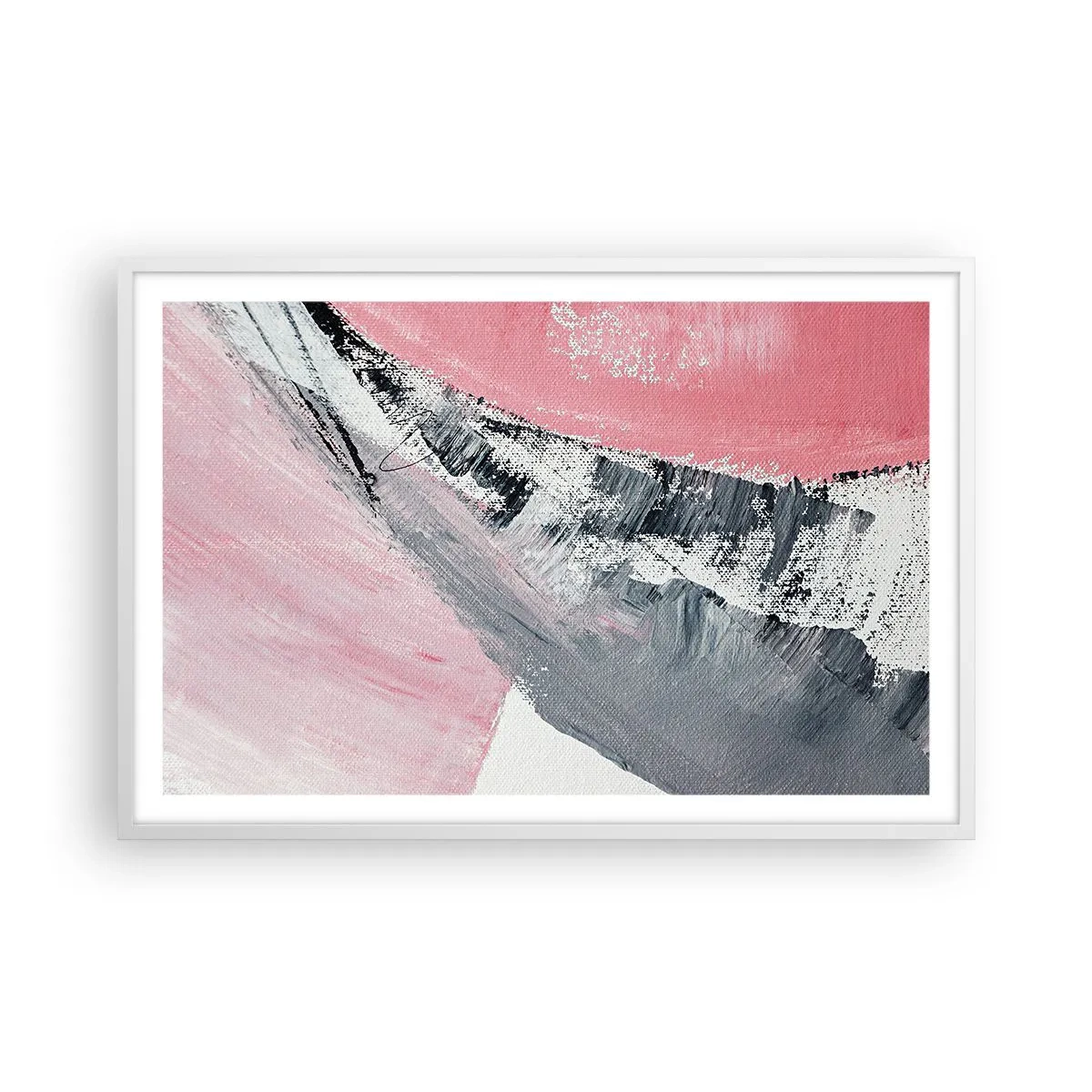 Affiche dans un cadre blanc - Poster - Composition assortie - 91x61 cm
