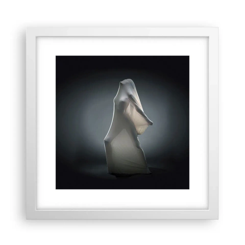 Affiche dans un cadre blanc - Poster - Une soif secrète - 30x30 cm