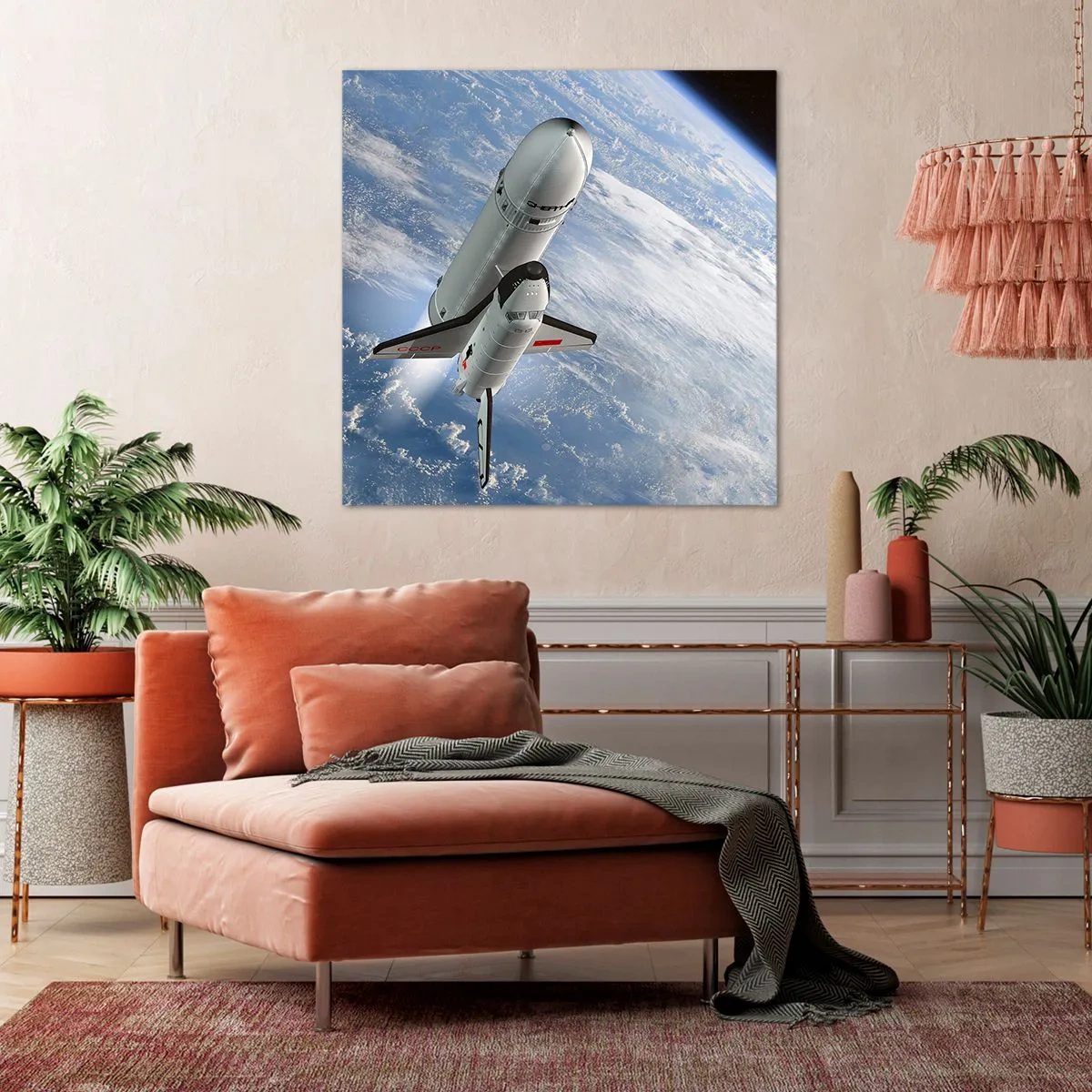 Impression sur toile - Image sur toile - Ascension cosmique - 50x50 cm